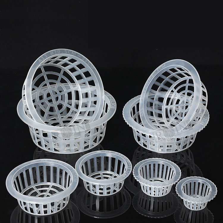 plastic 2 inch flower mesh pot net cup