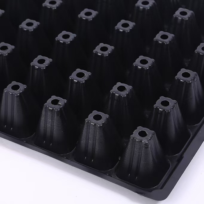 155g plastic seedling tray 512 cell plastic seeding tray with hole
