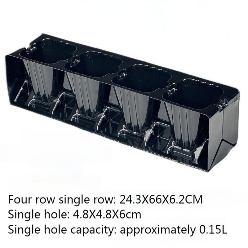 4 cavity seedling trays