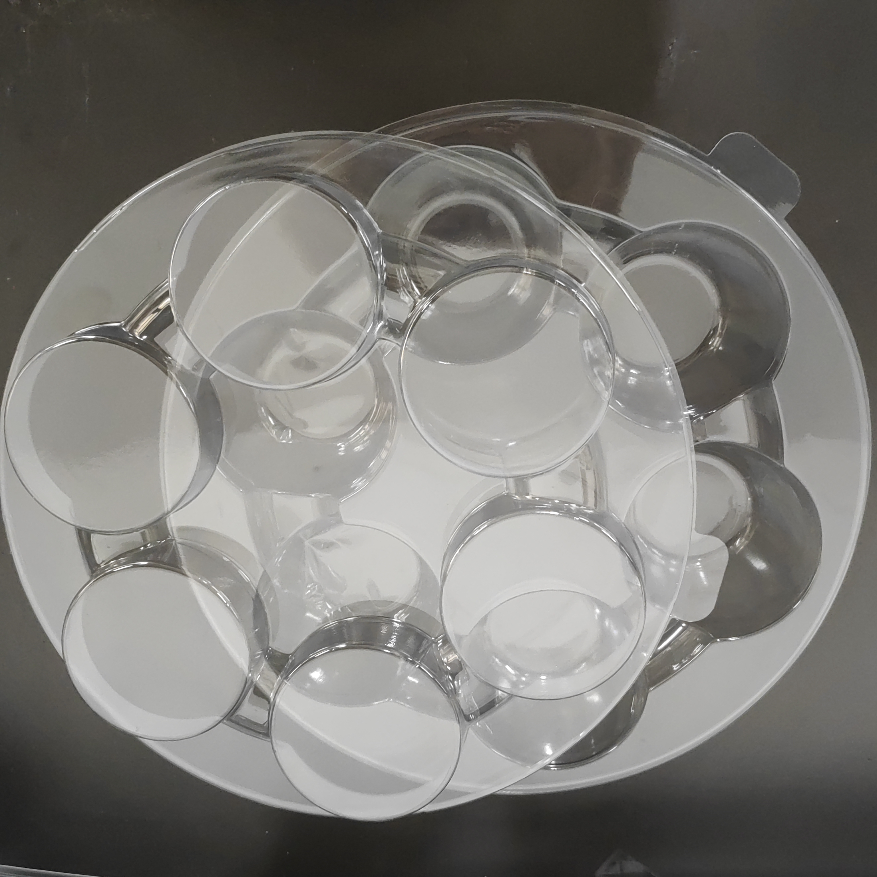 6 count cupcake containers with lids cupcake display box