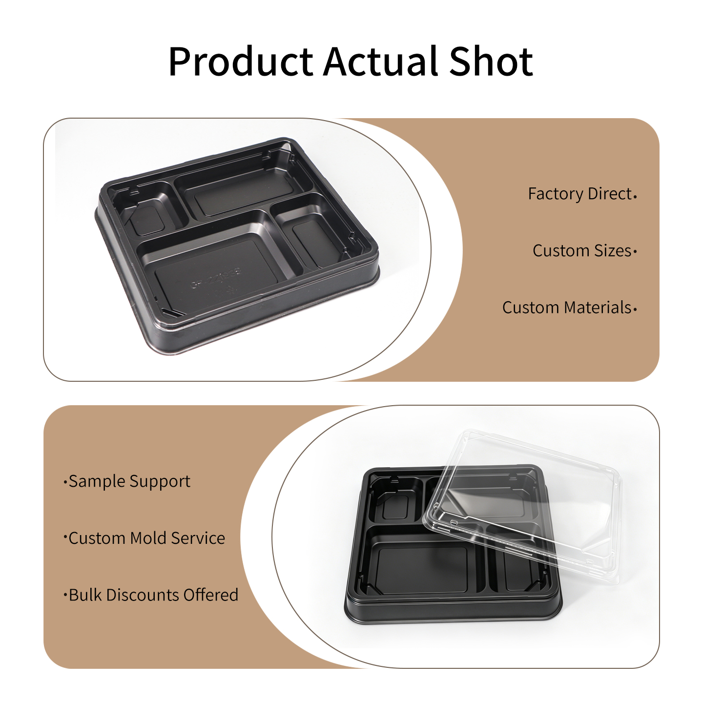 OPS transparent lid meal lunch box