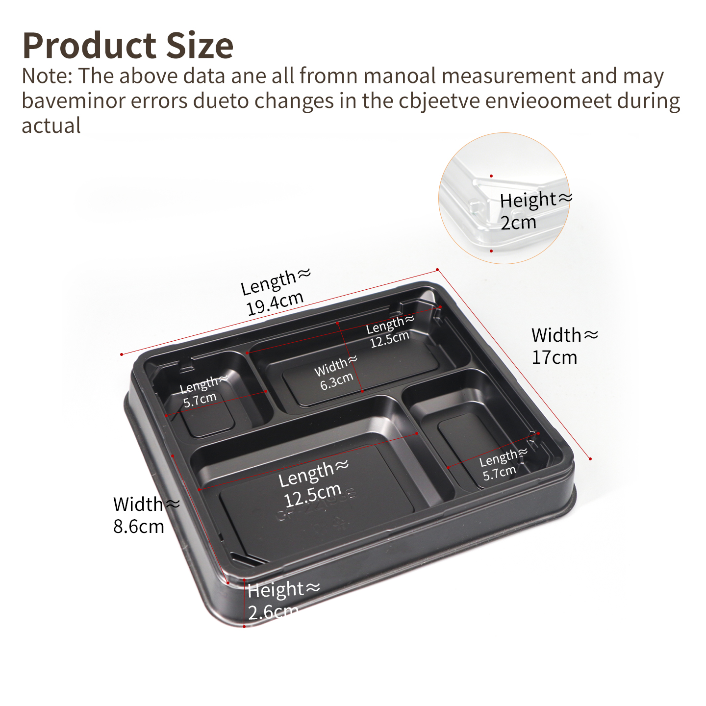 OPS vacuum formed packaging