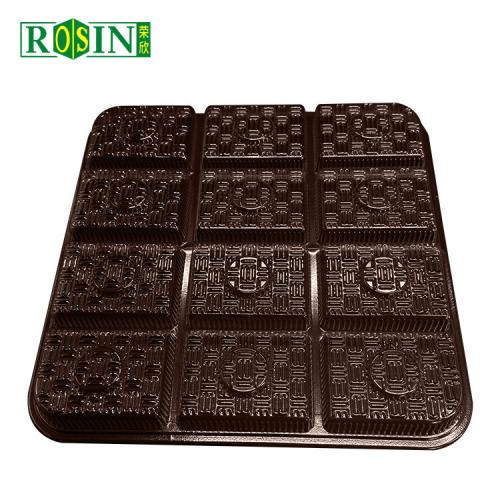 Paquet de chocolat unique de 12 paquets personnalisés en plastique pour la cuisson de pâtisseries
