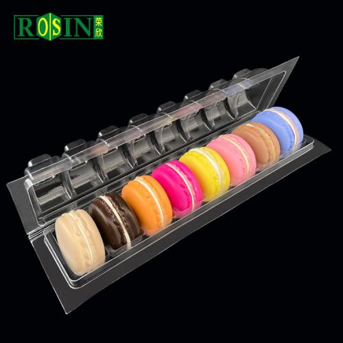 Fabricants de plateaux d'emballage de macarons en plastique blister transparent