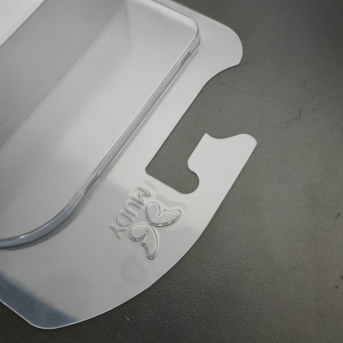 Emballage de voiture jouet formé sous vide en plastique PET transparent de 0,8 mm d'épaisseur avec charnière à logo personnalisé