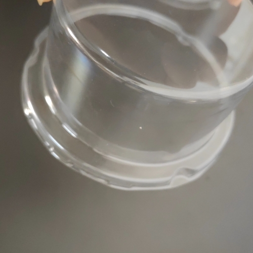 Boîte à gâteau ronde personnalisée en plastique PET transparent de 3 pouces avec dôme