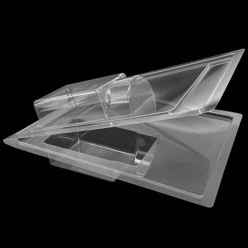 Emballage sous vide personnalisé de type coque avec forme de bouteille à une seule cavité